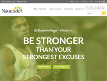 Tablet Screenshot of naturade.com
